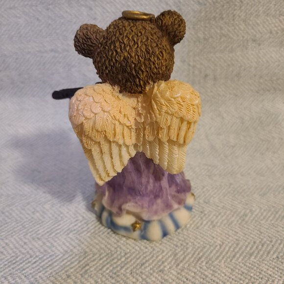 Vintage K’s Collection Bear Angel Violin Figurine. Angelic Bears Collection - Picture 2 of 8